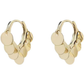 Small Coin Ball Huggies Hoop Earrings