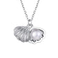 Seashell and Pearl Necklace pendent