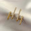 Gold Color Zircon Earrings