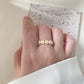 Golden Daisy Petal Ring