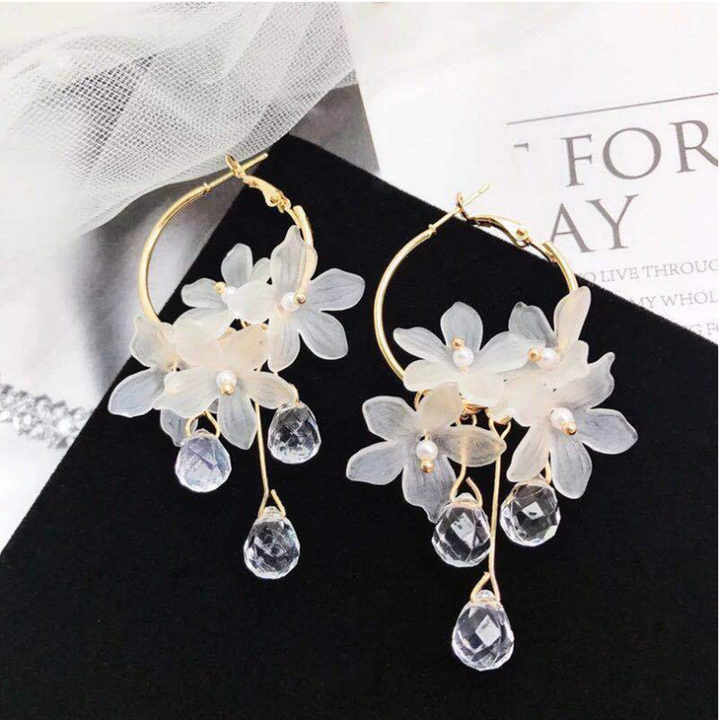 Water Drop Crystal Earrings