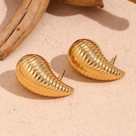 Gold Stud Plated Earrings