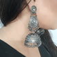 Oxidised Big Afghani Jhumka Earring