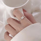 Cute Zircon Butterfly Ring