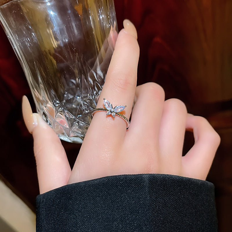 Sparkle Shine Butterfly Ring