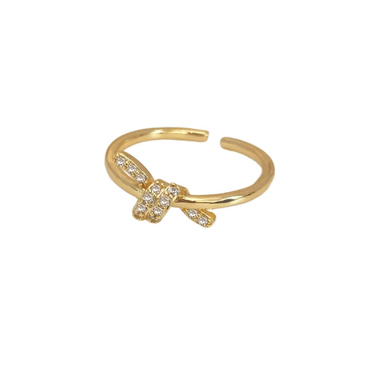 Golden Round Snake Ring