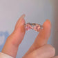 Blush Love Bow Adjustable Ring