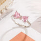 Blush Love Bow Adjustable Ring