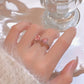 Blush Love Bow Adjustable Ring