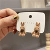 Cute Cartoon Fabric Stud Earring