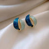 Blend Color Stud Earrings