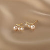 Tripal Pearl Earrings