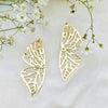 Butterfly Gold Plated Stud Earring