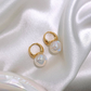 Gold Plated Huggie Hoop Earring