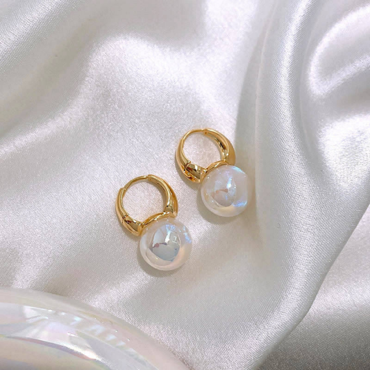 Gold Plated Huggie Hoop Earring