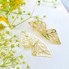 Trendy Metal Butterfly Earrings