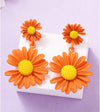 Merry Color Pop Floral Stud Earrings