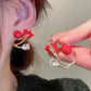 Crystal Stud Tops Earrings for Girls