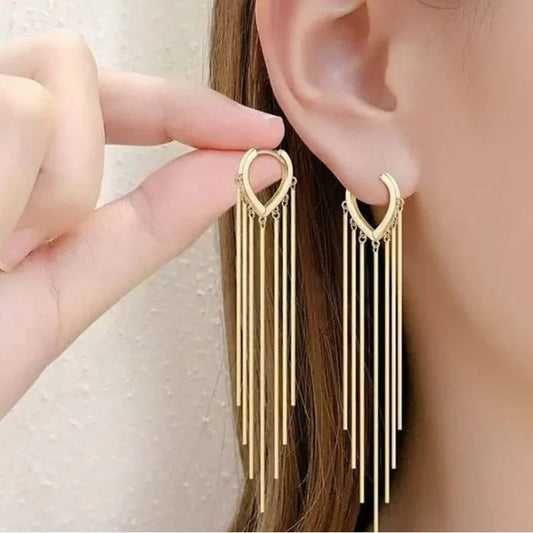 Drop Long Tassel Earrings