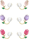 Combo-3  Rose Stud Earings