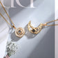 Gold-Plated Couple necklace Pendants