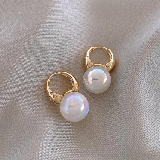 Gold Plated Huggie Hoop Earring