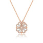 2-in-1  Rose Gold Magnetic Hearts Pendant