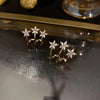 Korean Three Star Stud earrings