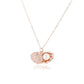 Seashell and Pearl rose gold Necklace pendent