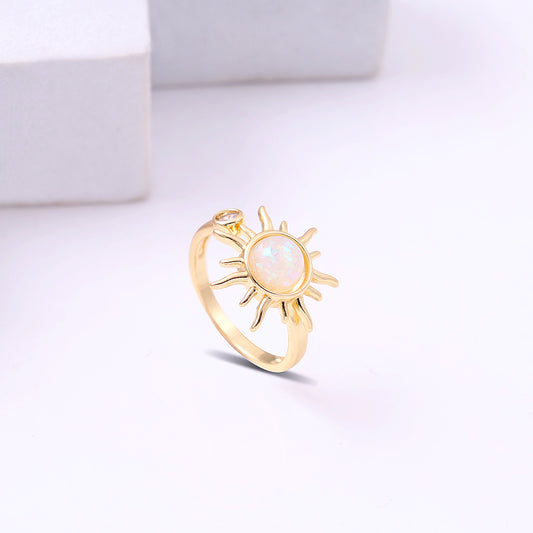 Sunflower Spinner Ring