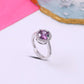 Elegant Purple Ring for Women