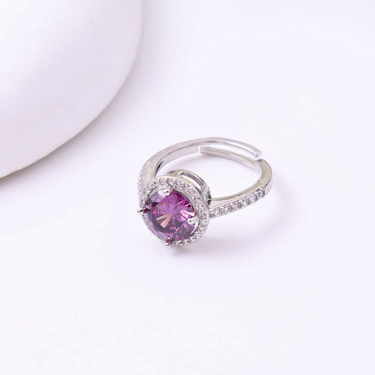 Elegant Purple Ring for Women