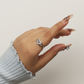 Silver Heart  Design Ring