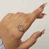 Sweet Garden Floral Butterfly Ring