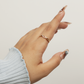 Golden Crossover Brilliance Ring