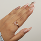 Rose Gold Butterfly Ring