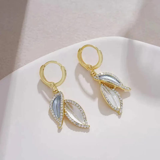 Leaf Shaped Earrings for Women