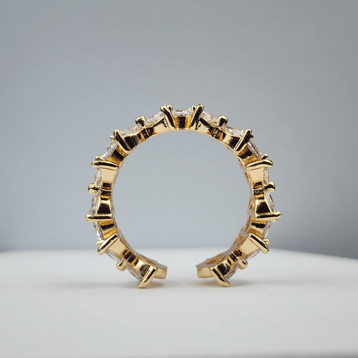 Abstract Shaped Golden Ring