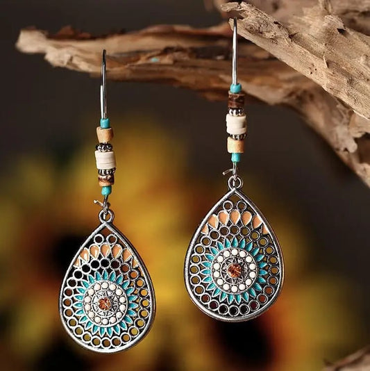 Water Drop Shape Vintage Earrings