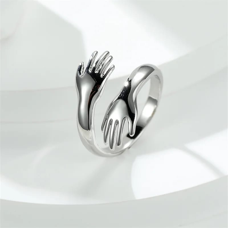 Adjustable Couple Hug Rings