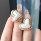 3D Heart Shape Earrings