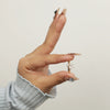 Stylish Gold Plated Leaf Design Ring