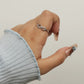 Silver Infinity Adjustable Ring