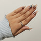 Silver Infinity Adjustable Ring
