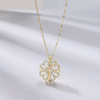 2-in-1  Gold Magnetic Hearts Pendant