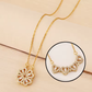 2-in-1  Gold Magnetic Hearts Pendant