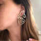 Butterfly Gold Plated Stud Earring